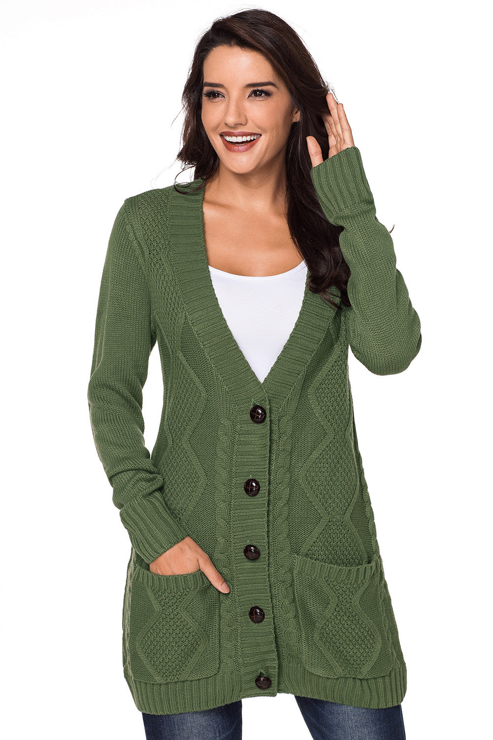 Comfy Front Pocketed Cardigan