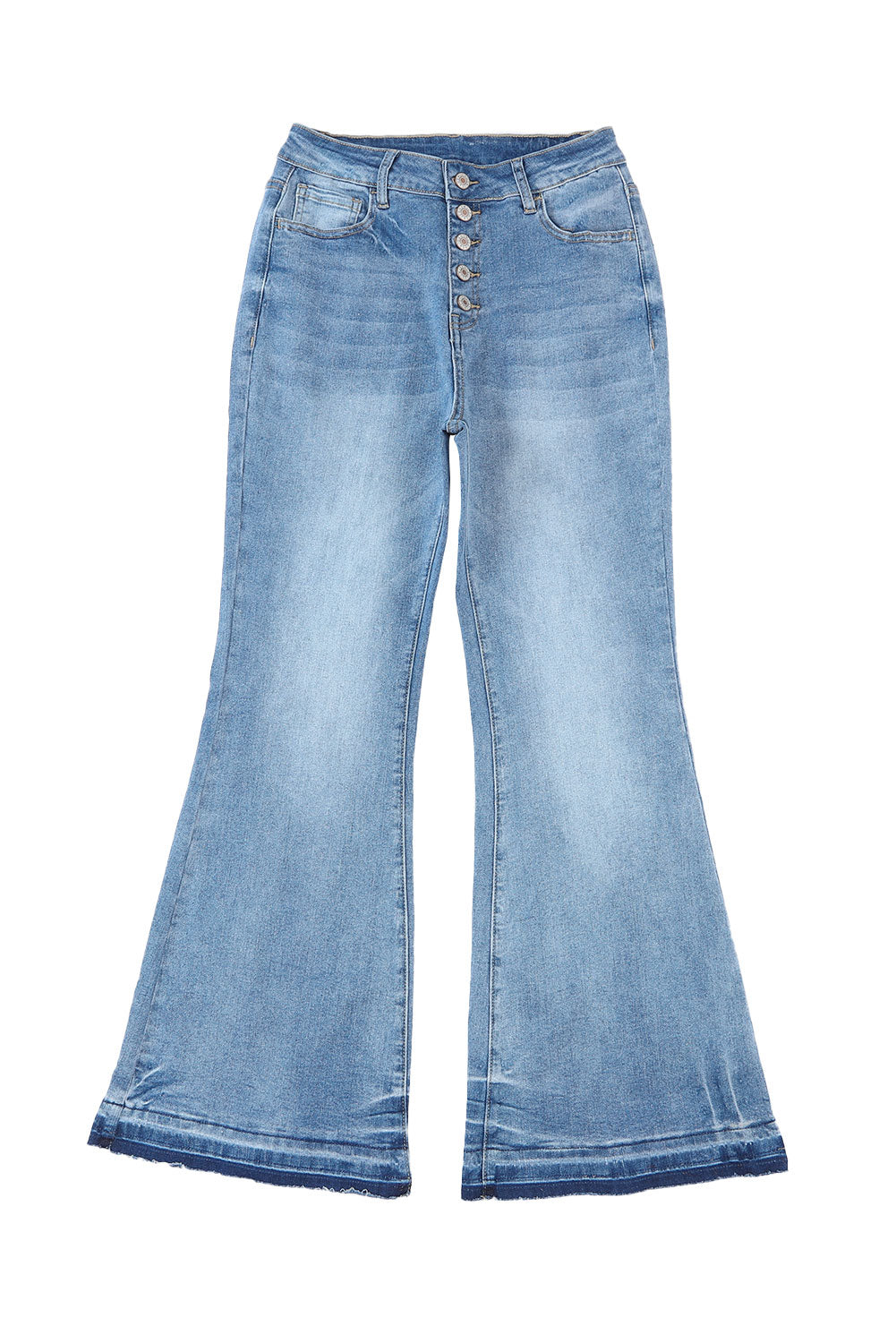 Plus & Regular Fit High Waisted Bell Bottom Jeans