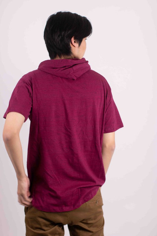 Light Weight Triblend Short  Sleeve  Hoodie