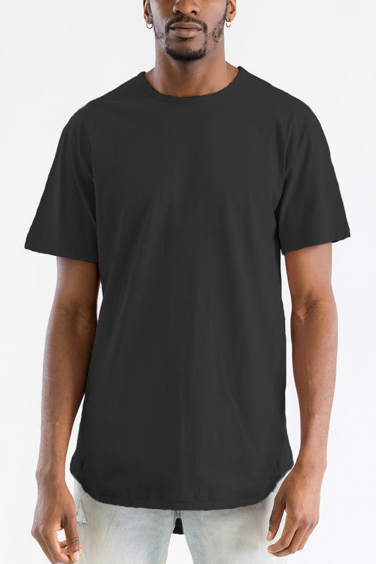 Solid Color Round Neck Tshirt