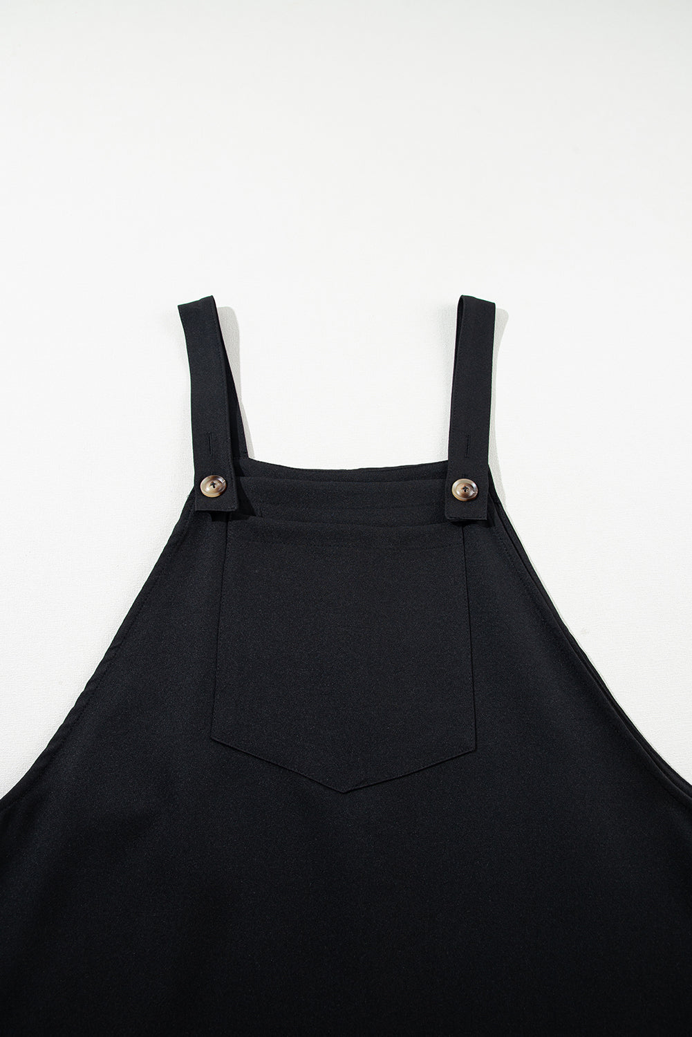 Black Plus Size Overall Dress