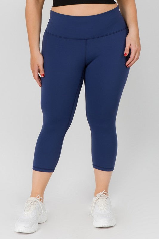 Buttery Soft Capri Activewear  Leggings