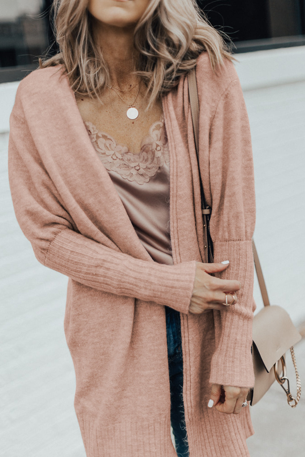 Soft and comfy Puff Sleeve Open Cardigan