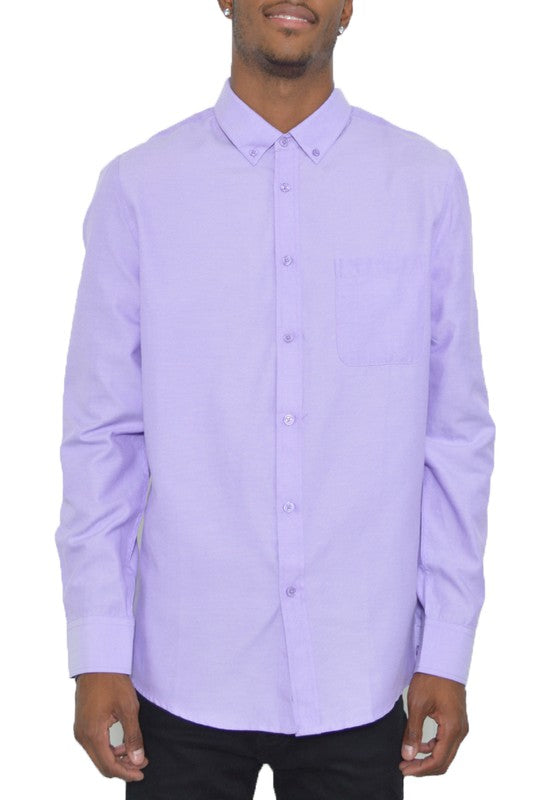 Mens Long Sleeve Dress Shirt