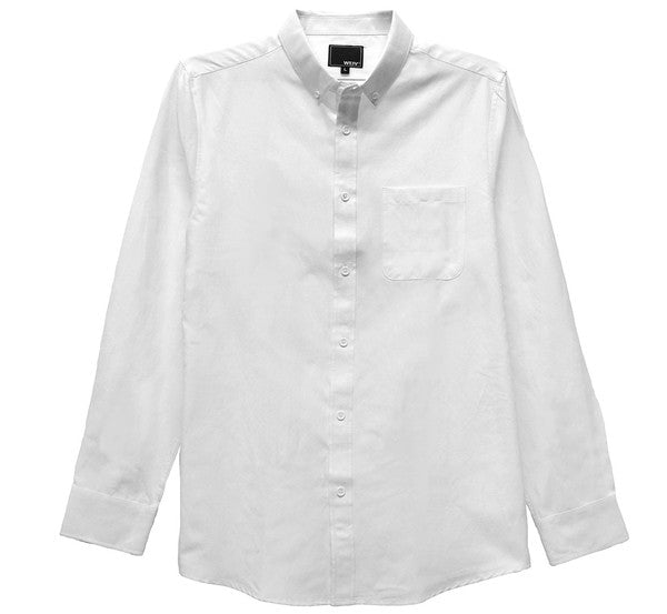 Mens Long Sleeve Dress Shirt