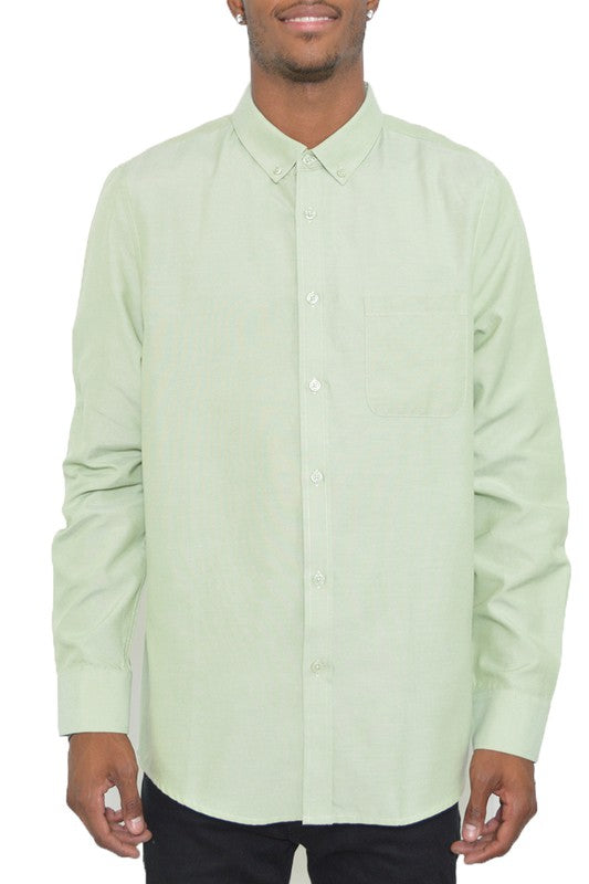 Mens Long Sleeve Dress Shirt