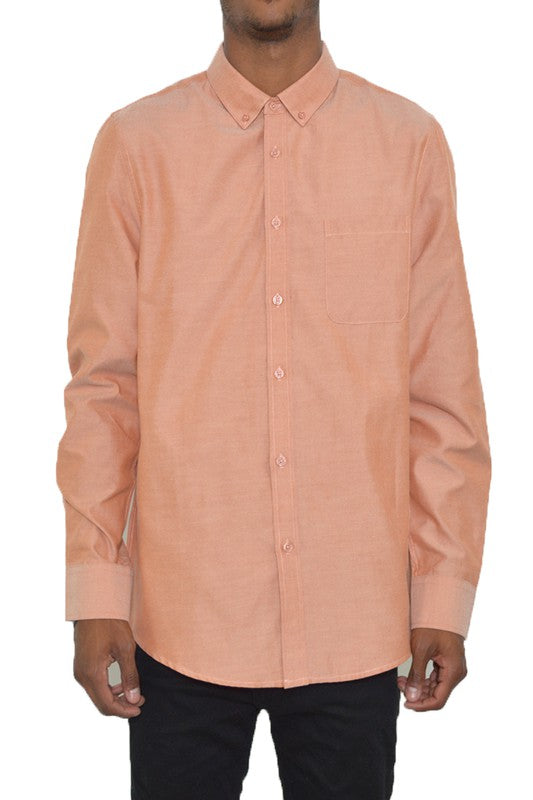 Mens Long Sleeve Dress Shirt