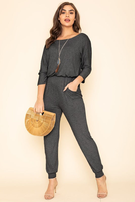 Plus Size Casual Jumpsuit