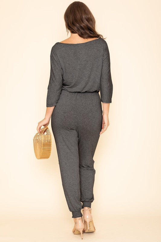 Plus Size Casual Jumpsuit