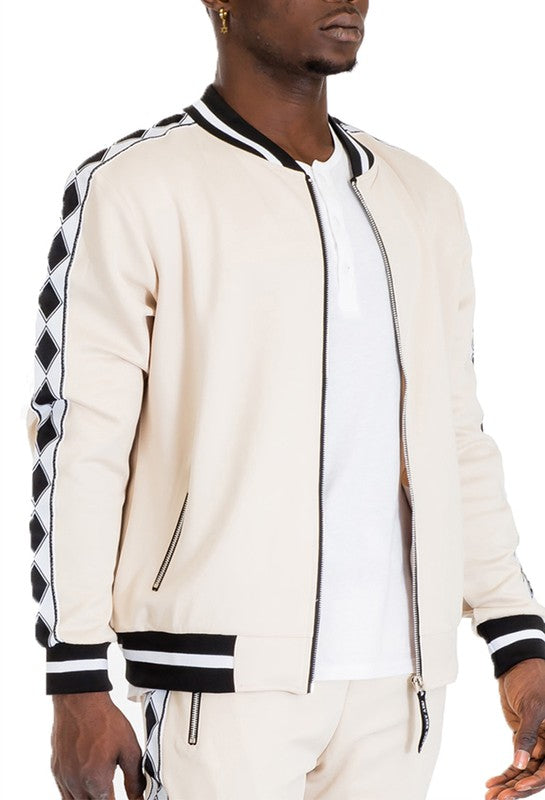 Diamond Design Track Jacket