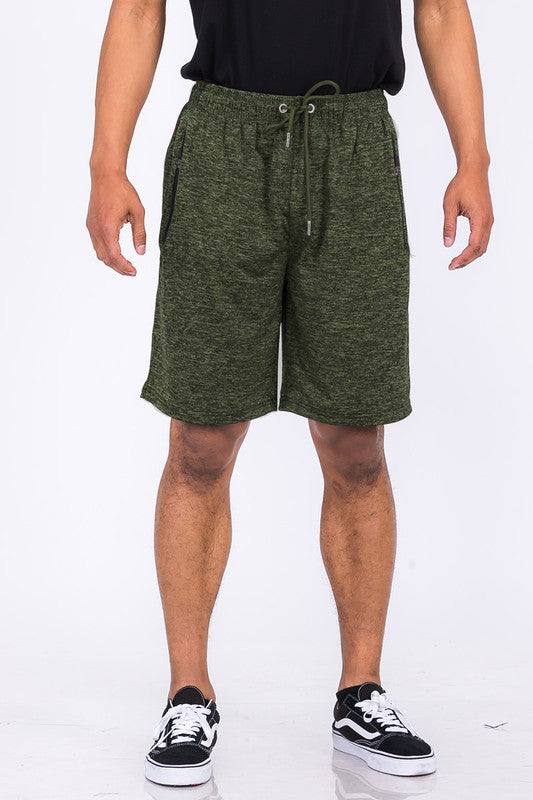 Marbled Active Running Shorts