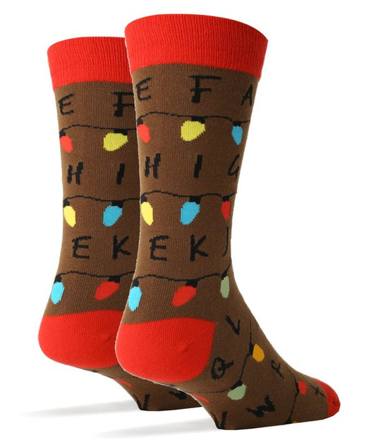 Men's  Cotton Crew Funny Socks