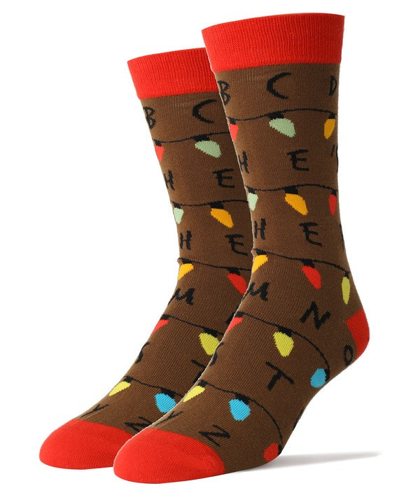 Men's  Cotton Crew Funny Socks