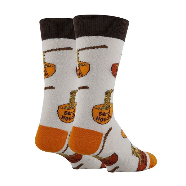 Noods - Men's Cotton Crew Funny Socks