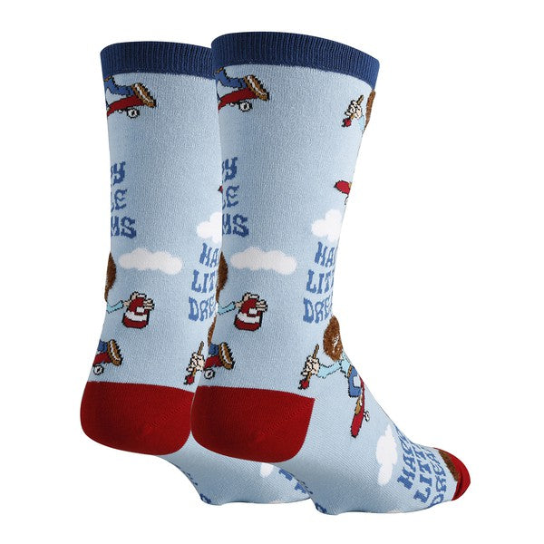 Happy Little Dreams - Mens Crew Socks