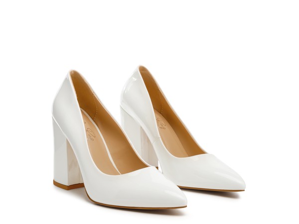 Block Heeled Formal Pumps