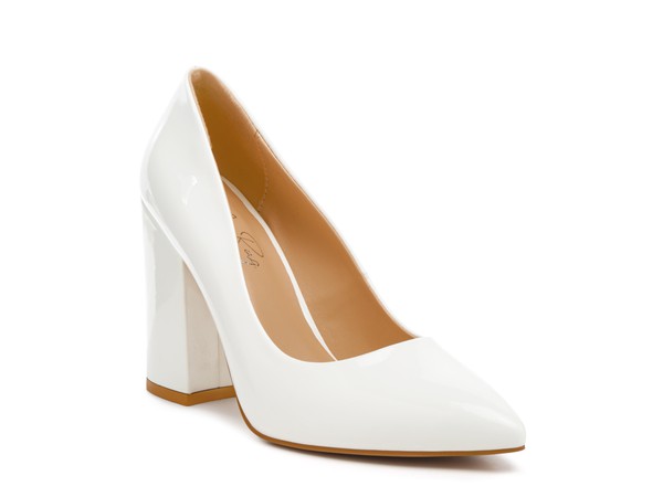 Block Heeled Formal Pumps