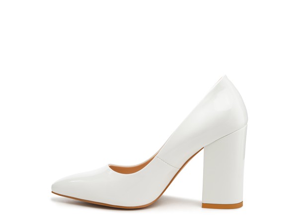 Block Heeled Formal Pumps