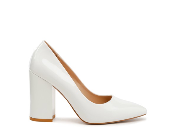 Block Heeled Formal Pumps