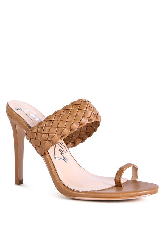 Woven Strap Toe Ring Sandals