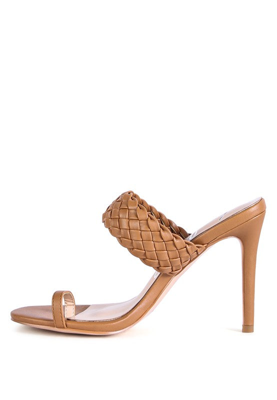 Woven Strap Toe Ring Sandals