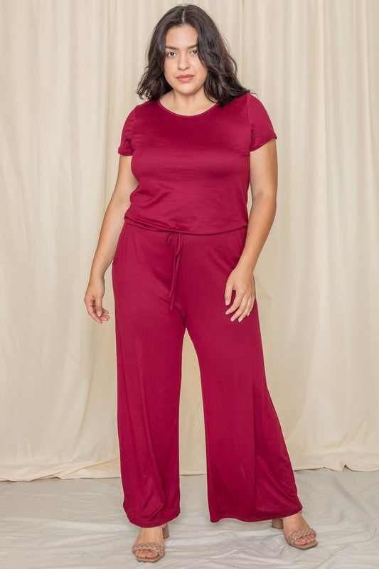 Round the Way Jumpsuit W/Pocket