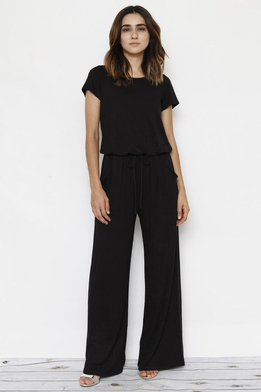 Round the Way Jumpsuit W/Pocket