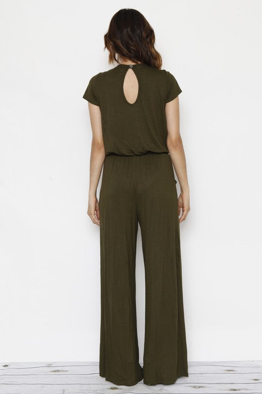 Round the Way Jumpsuit W/Pocket