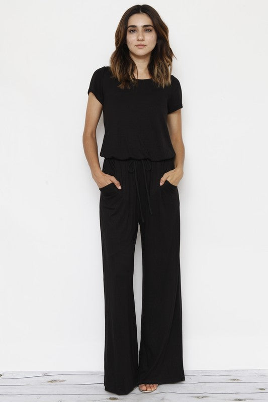 Round the Way Jumpsuit W/Pocket