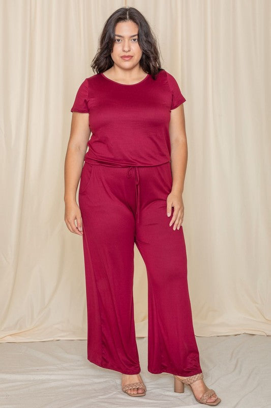 Round the Way Jumpsuit W/Pocket