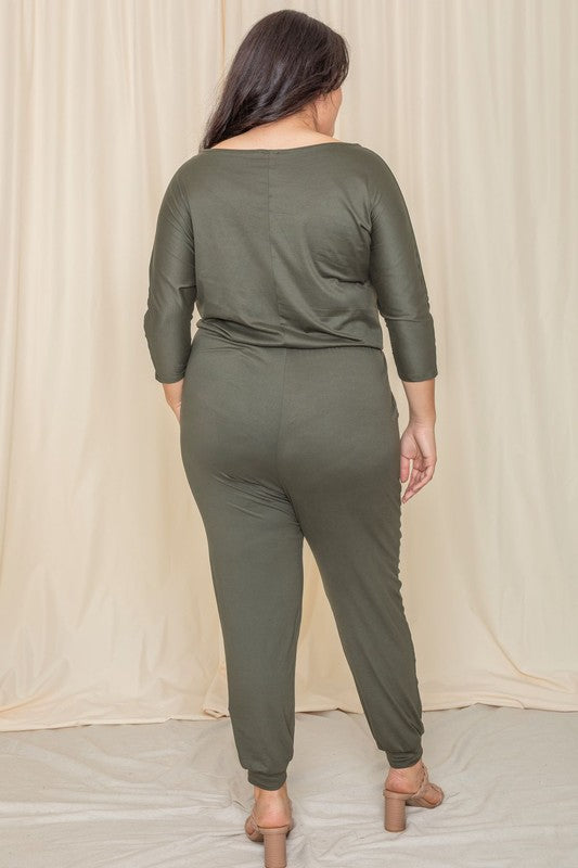 Plus Size Casual Jumpsuit