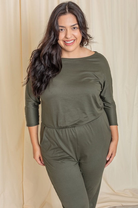 Plus Size Casual Jumpsuit