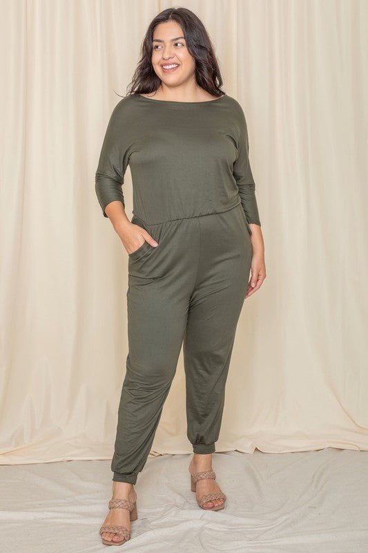 Plus Size Casual Jumpsuit