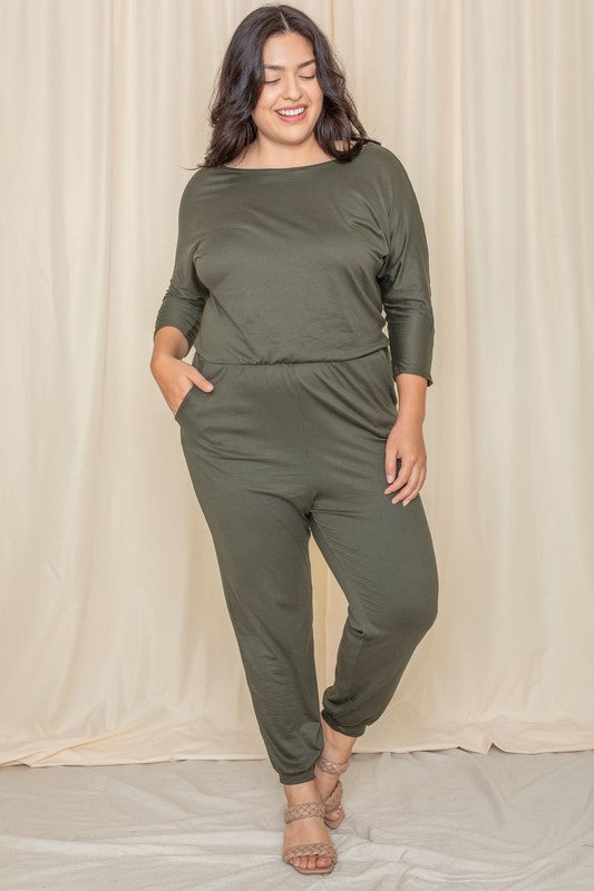 Plus Size Casual Jumpsuit