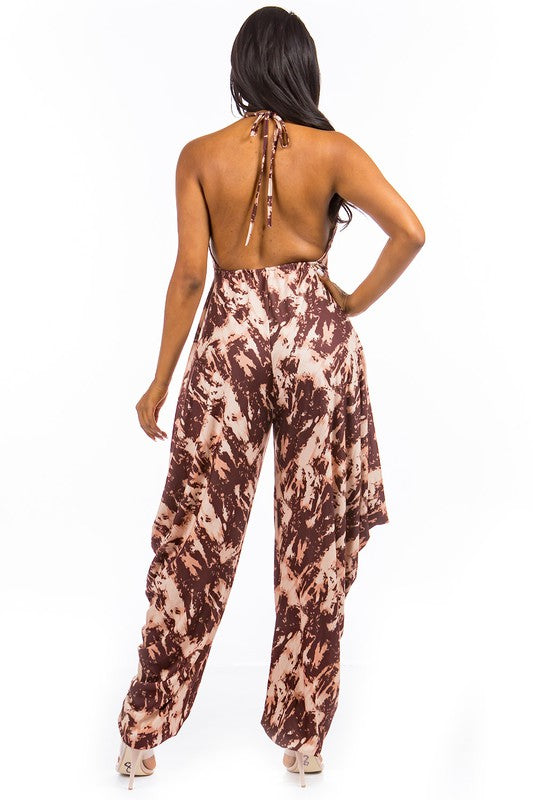 Sexy Tie Dye Jumpsuit