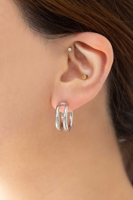 Duple Hoop Earrings