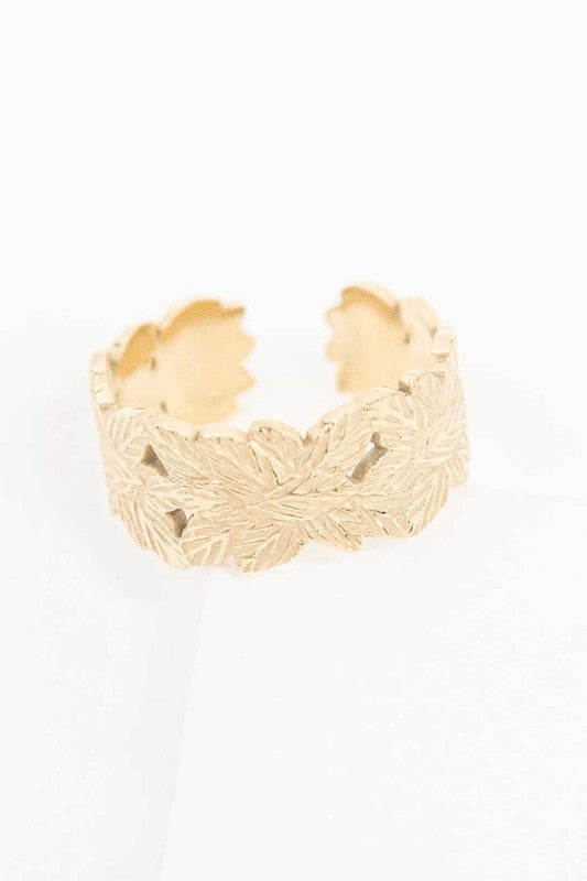 Wreath Adjustable Ring