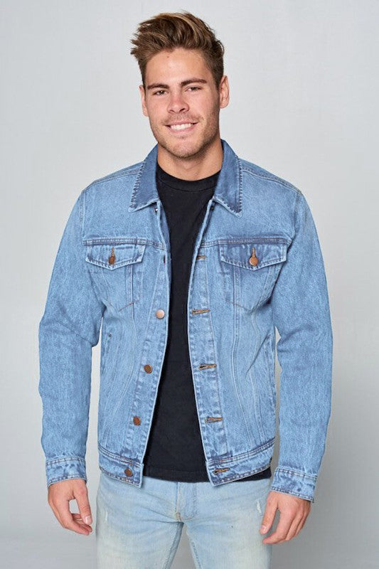 Men's Light Blue Denim Jacket