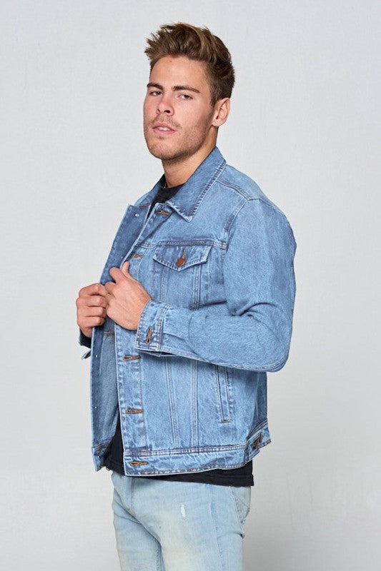 Men's Light Blue Denim Jacket