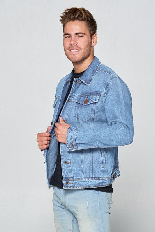 Men's Light Blue Denim Jacket