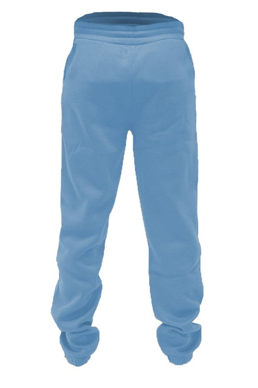 Solid Polyester Sweatpants