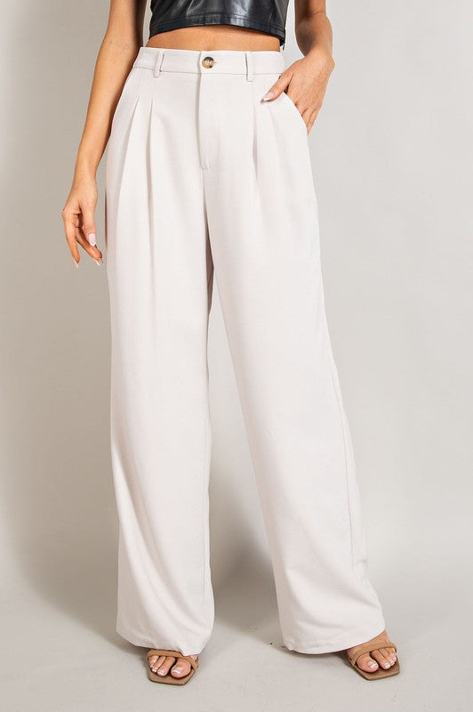 Straight Leg Office Pants