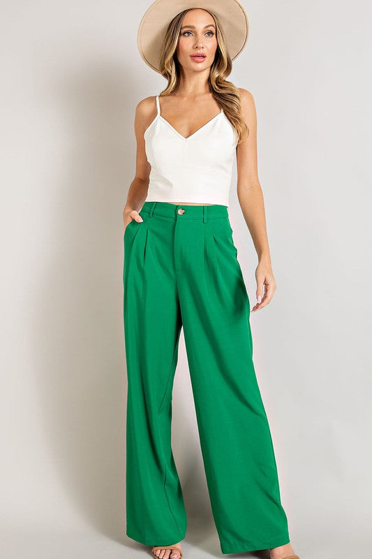 Straight Leg Office Pants