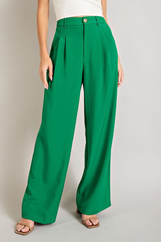 Straight Leg Office Pants