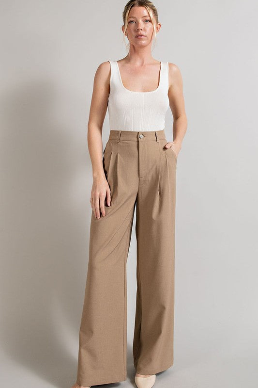 Straight Leg Office Pants