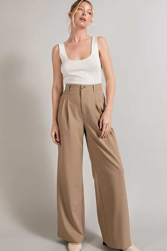 Straight Leg Office Pants