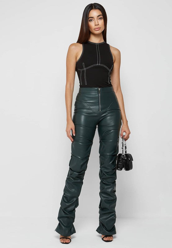 Sexy  PU Leather Pants