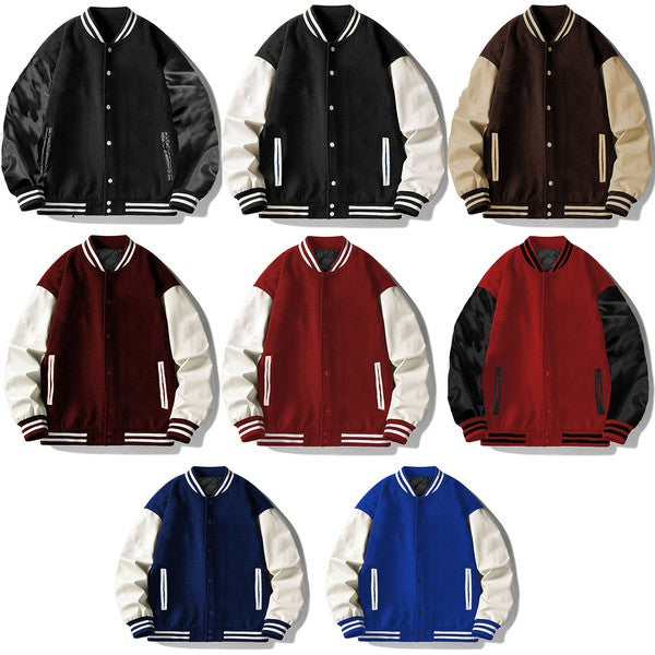 School Days Men Varsity Jacket