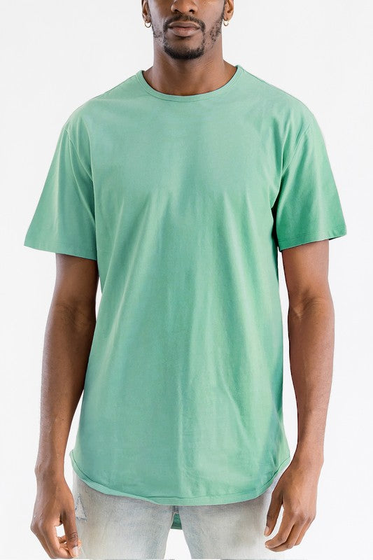 Solid Color Round Neck Tshirt