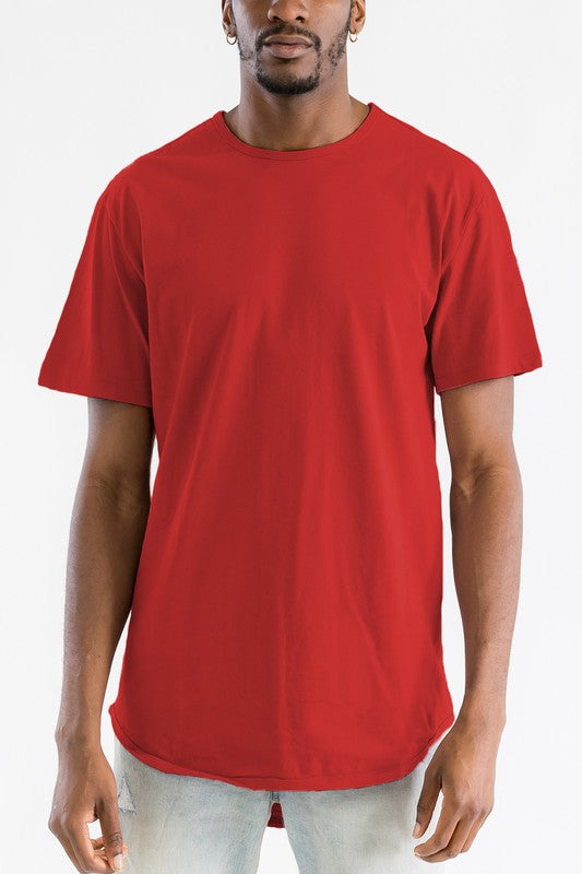 Solid Color Round Neck Tshirt